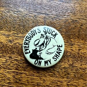 Vintage 1940’s cheeky humor pin